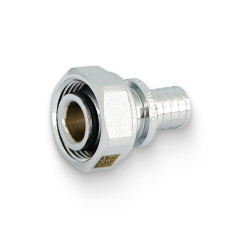 Переходник Рехау с накидной гайкой Евроконус DZR 16-G 3/4" MX