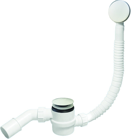 Сифон для ванны автомат белый 11/2-40/50 McAlpine   MRB11-WH